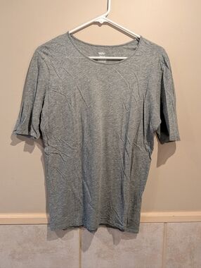 Mossimo Supply Co. Heather Gray Long Sleeve Tee